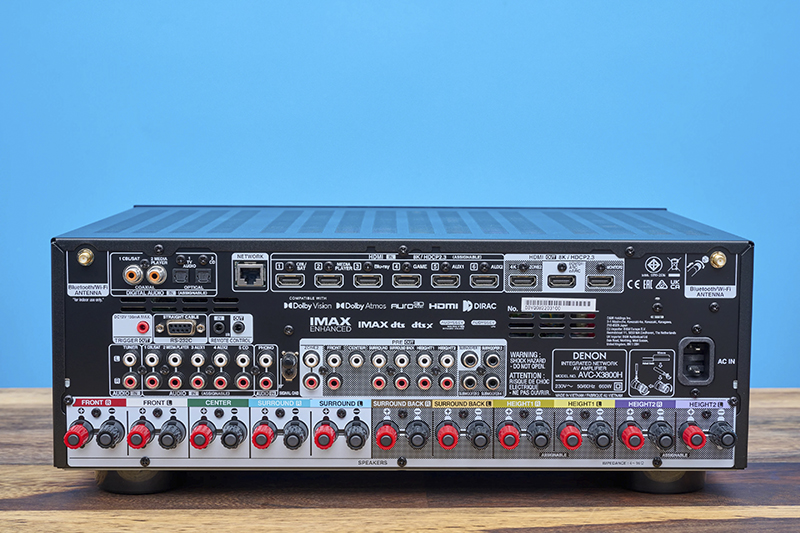 Amply Denon AVC-X3800H kết nối