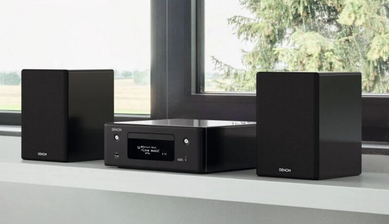 denon ceol 12 với loa