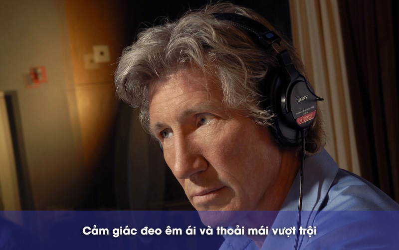 đeo tai nghe mdr-7506