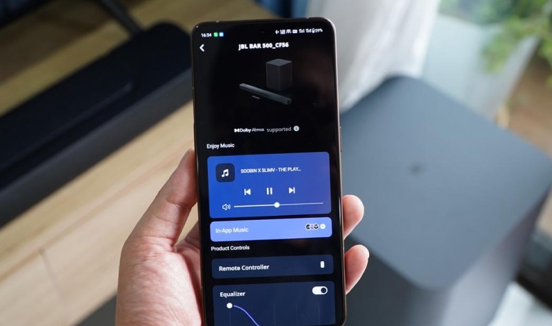 điều khiển bar 500 mk2 bằng app