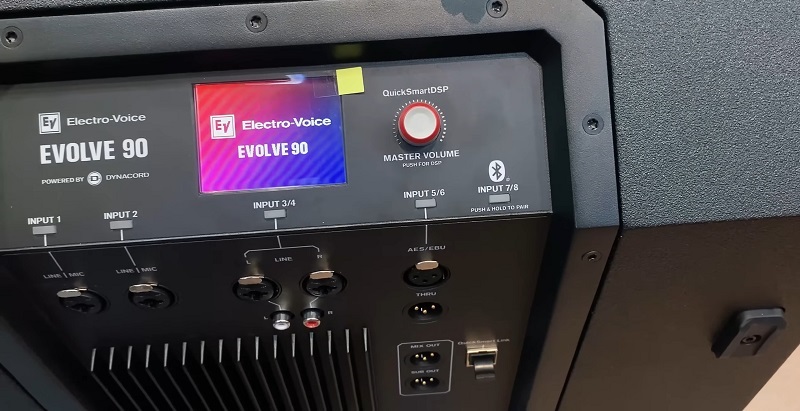 điều khiển loa electro voice evolve 90