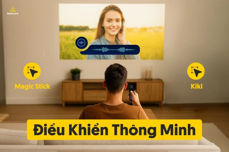 điều khiển máy chiếu beecube x2 max gen 5