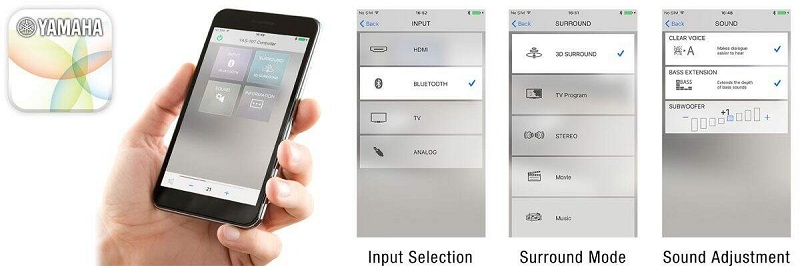 điều khiển soundbar bằng ứng dụng