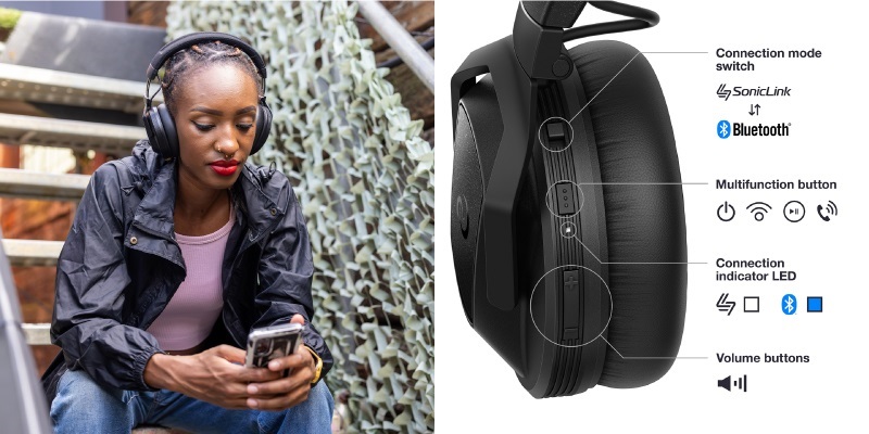 điều khiển tai nghe hdj-f10