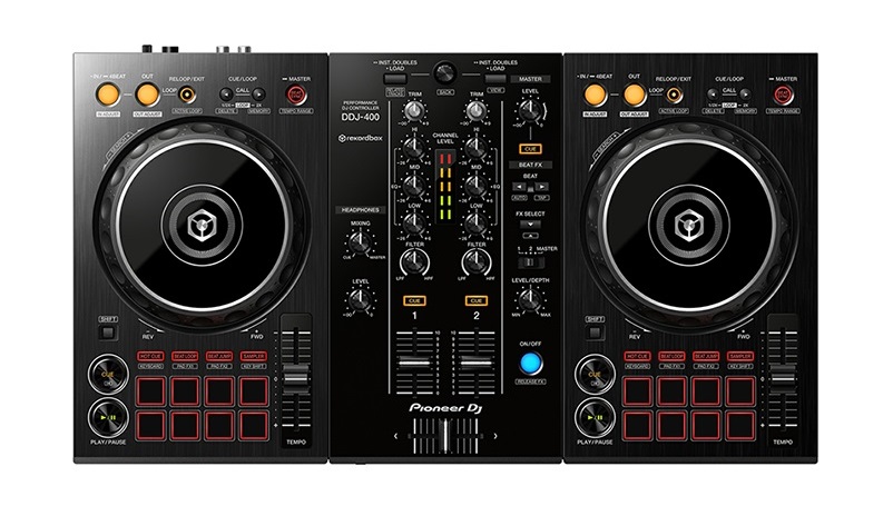 Bàn DJ Pioneer DDJ-400-N thiết kế