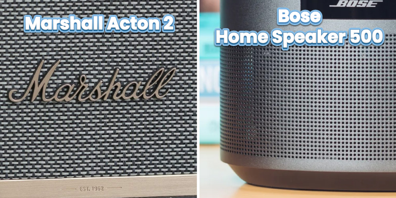 so sánh lớp ê-căng của Bose Home Speaker 500 vs acton 2