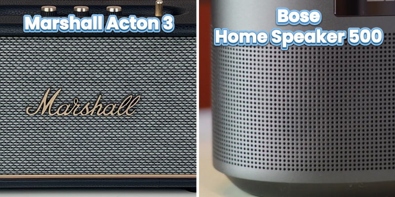ê-căng của Bose home speaker 500 vs Acton 3