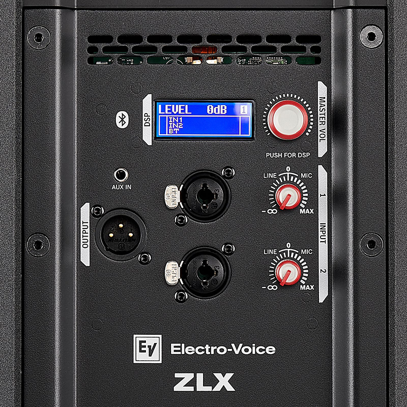 Electro-Voice ZLX-15BT hãng trang bị nhiều cổng kết nối