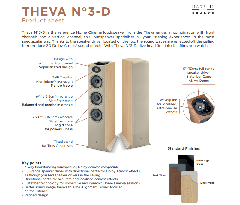 Loa Focal Theva No3-D hệ thống âm thanh