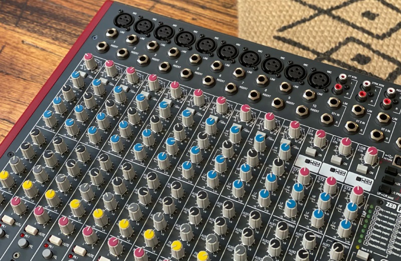 ghi âm trên zed-16fx