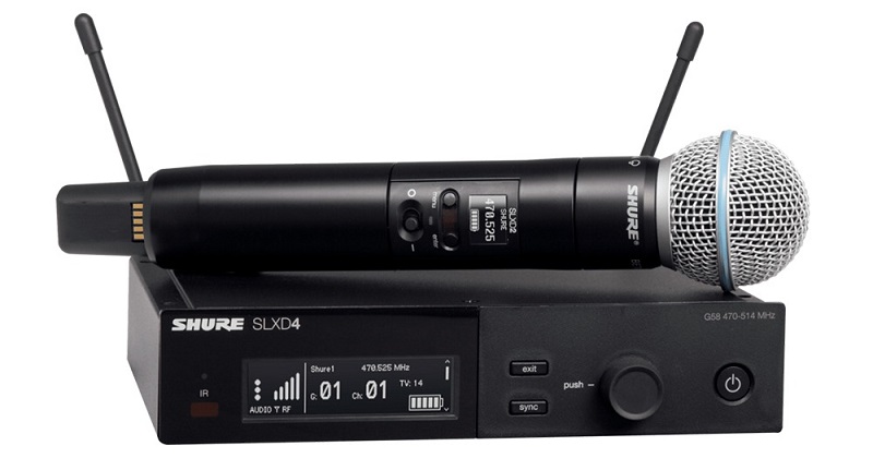 giá micro shure slxd24da/b58