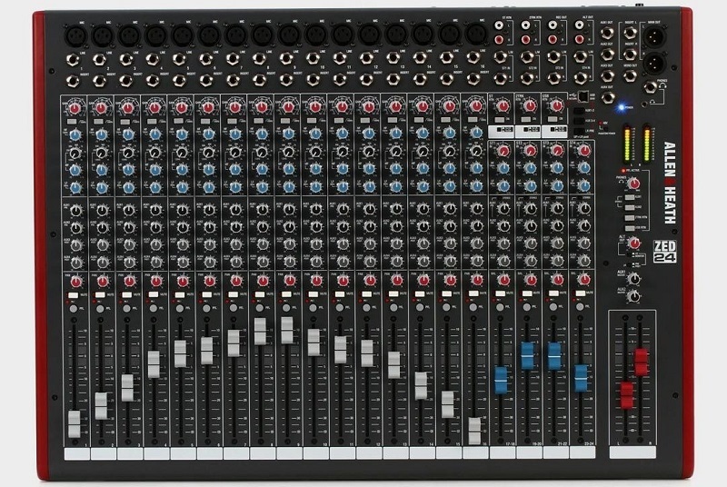 giao diện mixer zed-2402