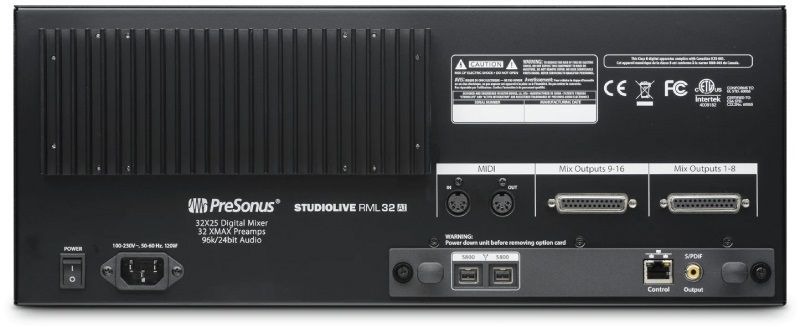 giao diện studio live rml 32ai