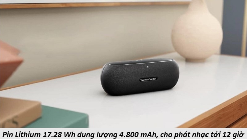 Loa Harman Kardon Luna thời lượng pin