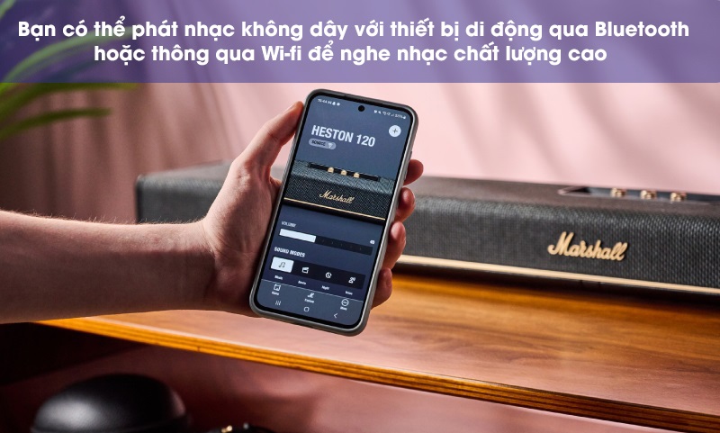 heston 120 kết nối điện thoại không dây