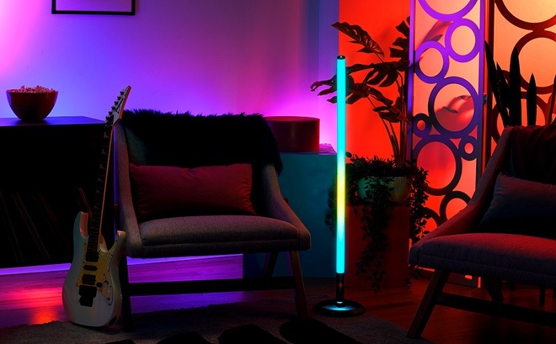 hiệu ứng ánh sáng trên partylight stick