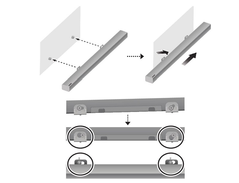 hướng dẫn sử dụng treo loa soundbar lên tường