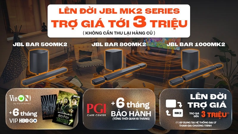 jbl trợ giá lên đời soundbar