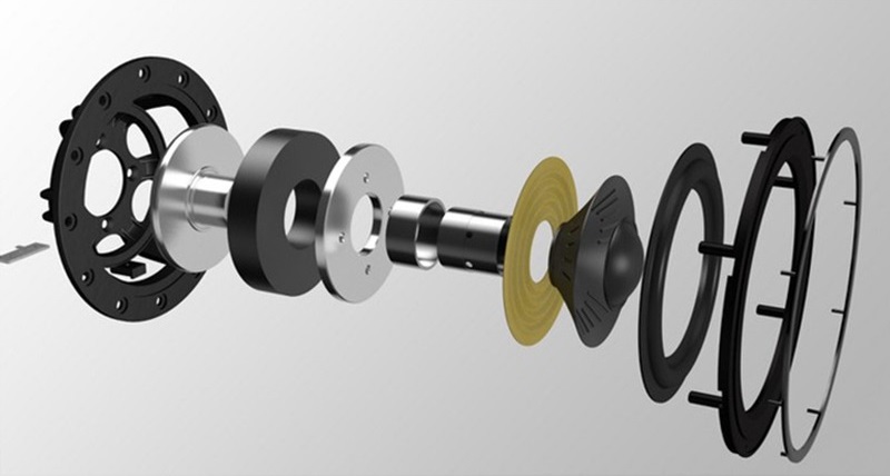 kết cấu loa bass của diamond 12-1