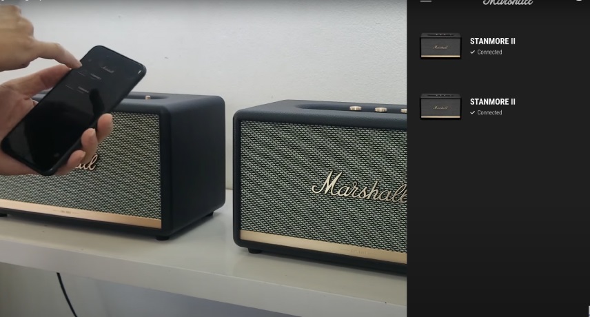 kết nối 2 loa stanmore 2