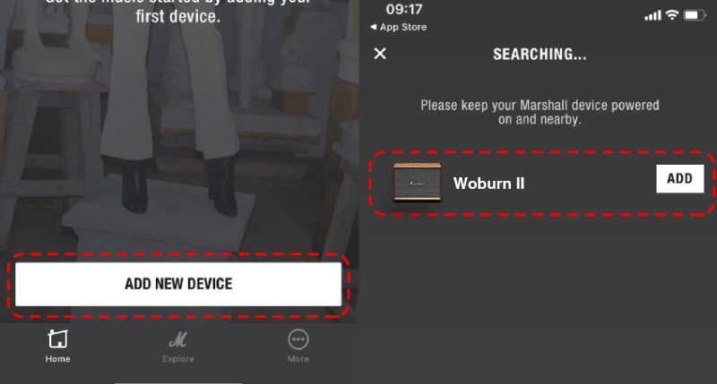 kết nối app woburn 2