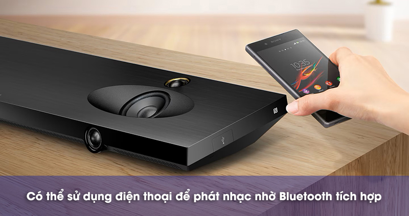 kết nối bluetooth trên loa ht-nt5