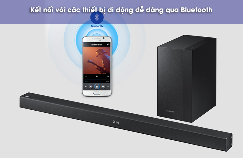 kết nối bluetooth với loa hw-m360