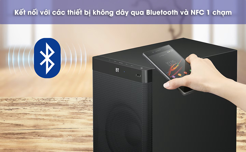 kết nối không dây loa sony ht rt3