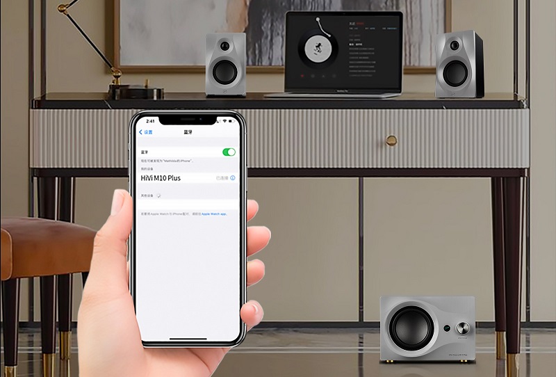 kết nối loa m10 plus với điện thoại