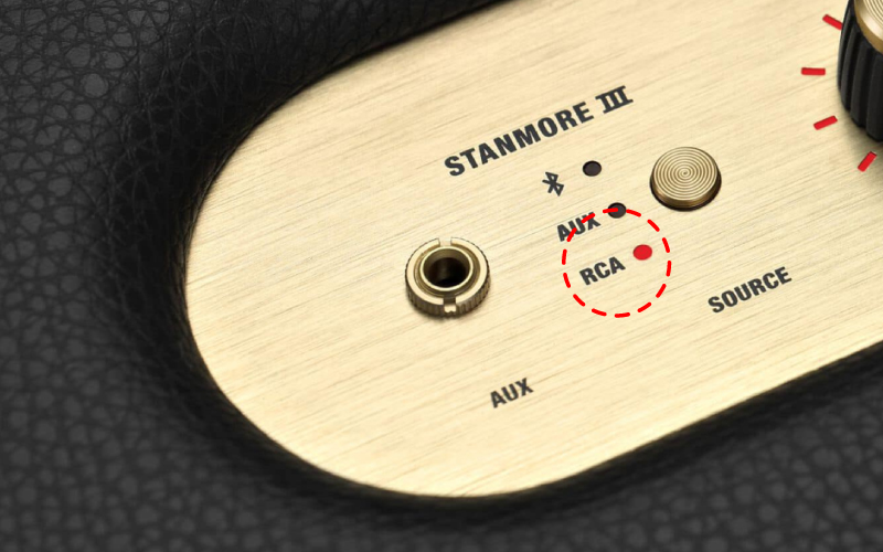 kết nối loa marshall vs máy tính rca