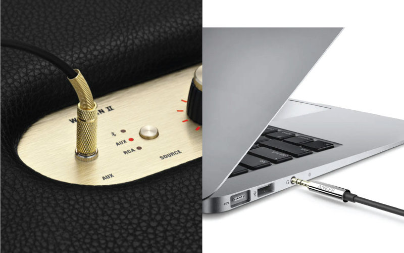 kết nối loa marshall woburn 2 aux