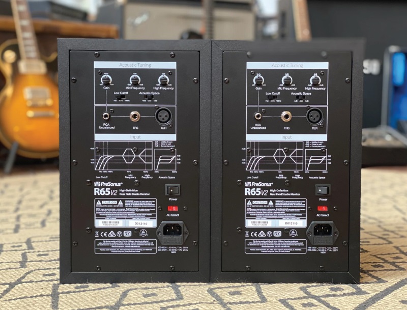 kết nối loa presonus r65 v2