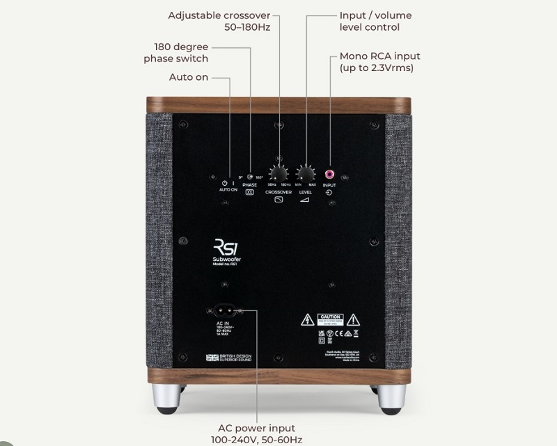 kết nối loa sub rs1
