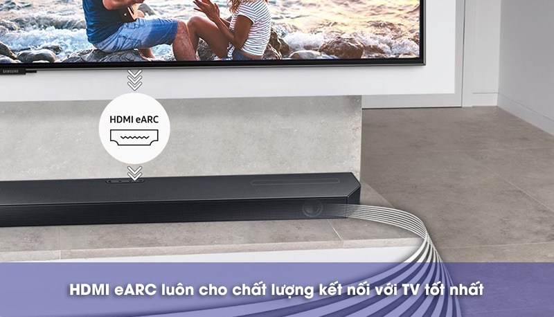 kết nối loa thanh samsung hw-q600c