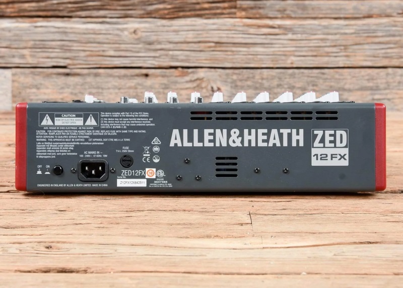 kết nối mixer zed-12fx