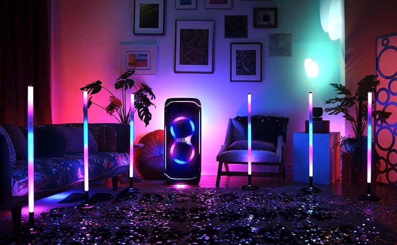 kết nối nhiều đèn partylight stick với nhau