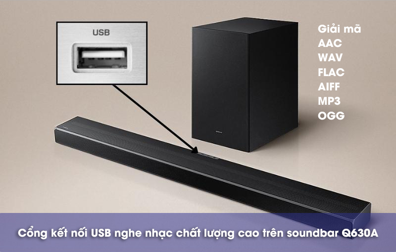 kết nối usb trên loa