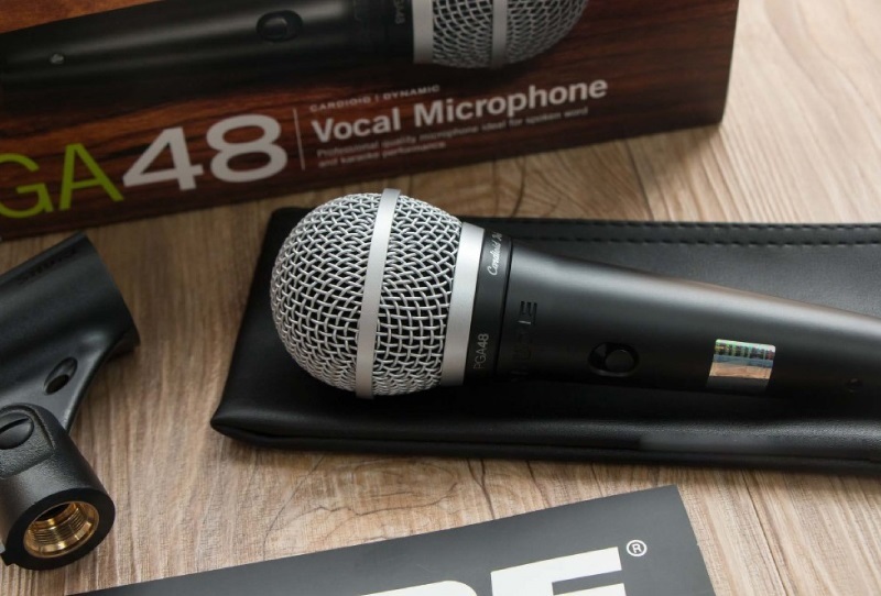 khả năng thu âm của micro shure pga48-lc