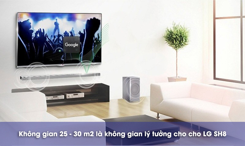 không gian hợp với loa sh8