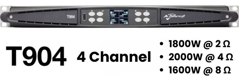 khuếch  đại âm tần powesoft t904 hiệu suất