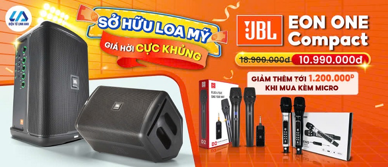 khuyến mãi loa jbl eon one compact