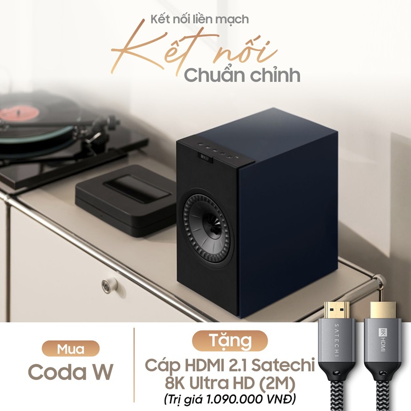 khuyến mại loa KEF Coda W