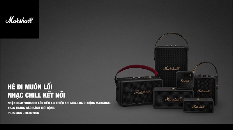 khuyến mại loa marshall hè 2026