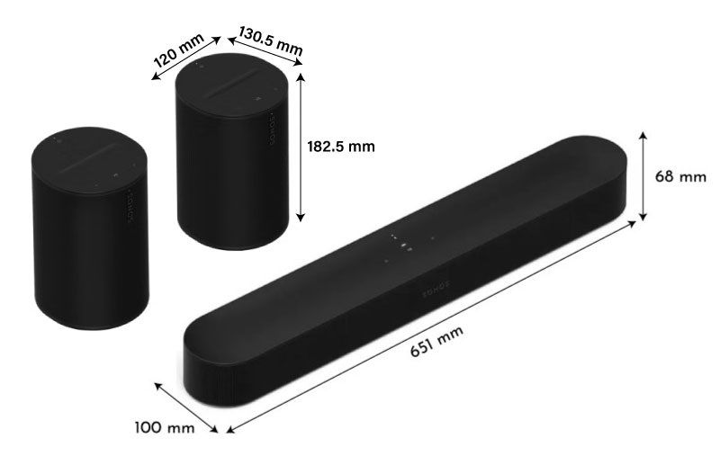 kích thước loa beam vs era 100