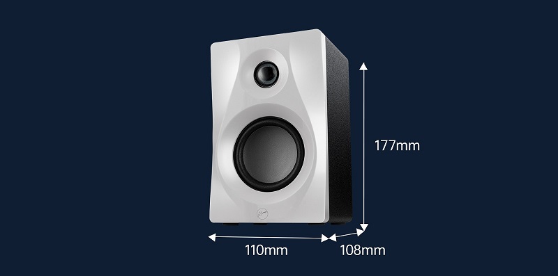 kích thước loa hivi swan m10 plus