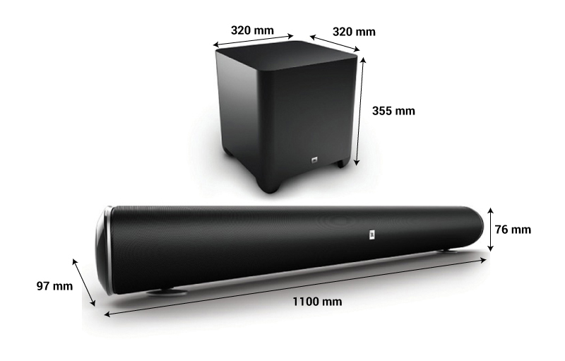 kích thước loa soundbar jbl sb450