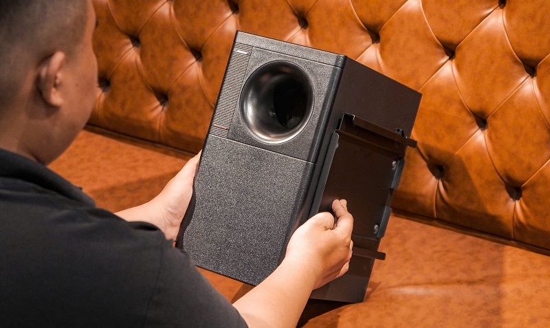 kích thước loa sub freespace 3 acoustimass moduel