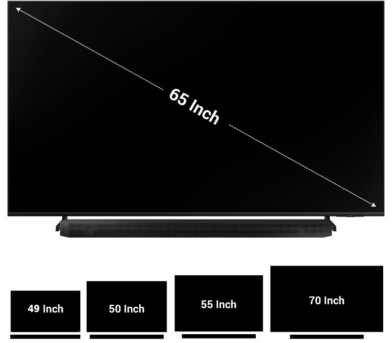 kích thước tv hợp với loa thanh q600c