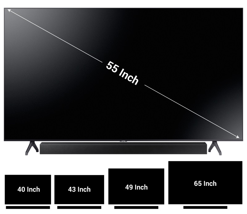 kích thước tv phù hợp loa samsung hw t450