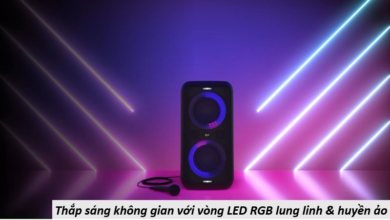 Loa Klipsch Sidekicks GIG XXL hiệu ứng ánh sáng